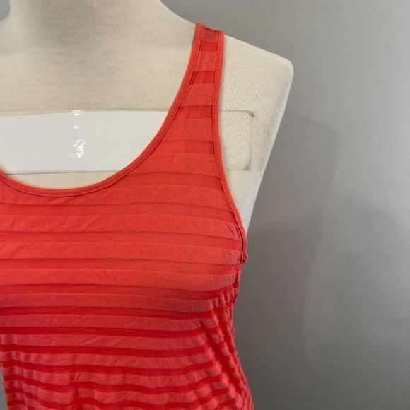 🌿4/$35🌿 H&M Pink Stripe‎ Two-Tone Tank Top (4) - Picture 3 of 8